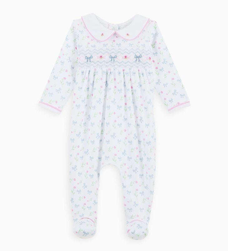Evelyn's Classics Smocked Footie Baby Sleepwear Magnolia Baby