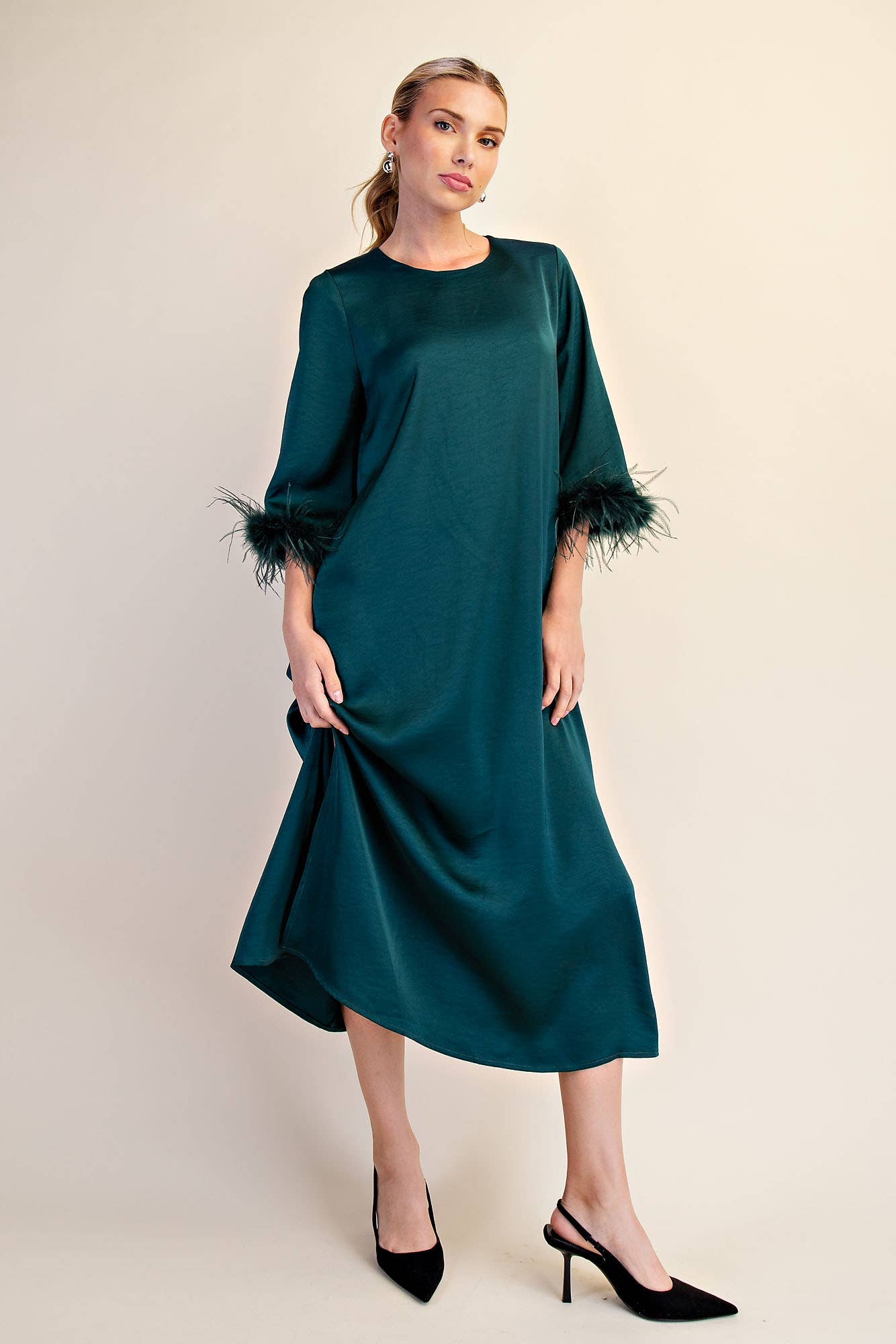Evergreen Elegance Dress - Sugar Babies Children's Boutique/Meg's Shoppe
