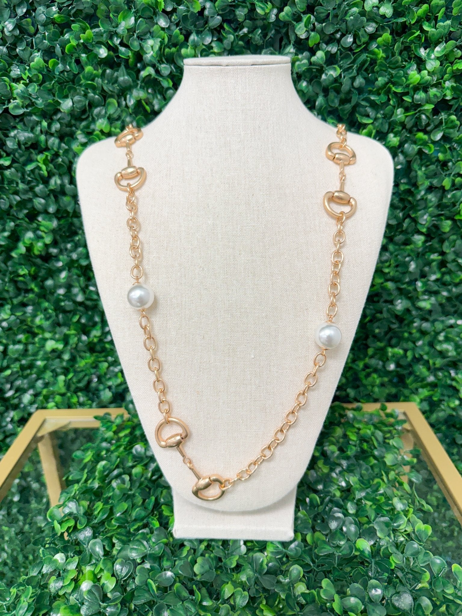 Everly Pearl Station Necklace - Sugar Babies Children's Boutique/Meg's Shoppe
