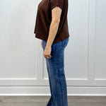 Everly Pullover Sweater - Brown - Sugar Babies Children's Boutique/Meg's Shoppe
