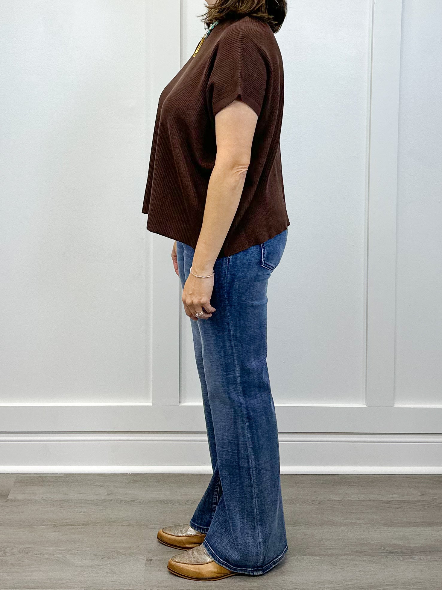 Everly Pullover Sweater - Brown - Sugar Babies Children's Boutique/Meg's Shoppe