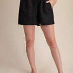 Everyday Ease High-Waist Shorts - Black Shorts Glam