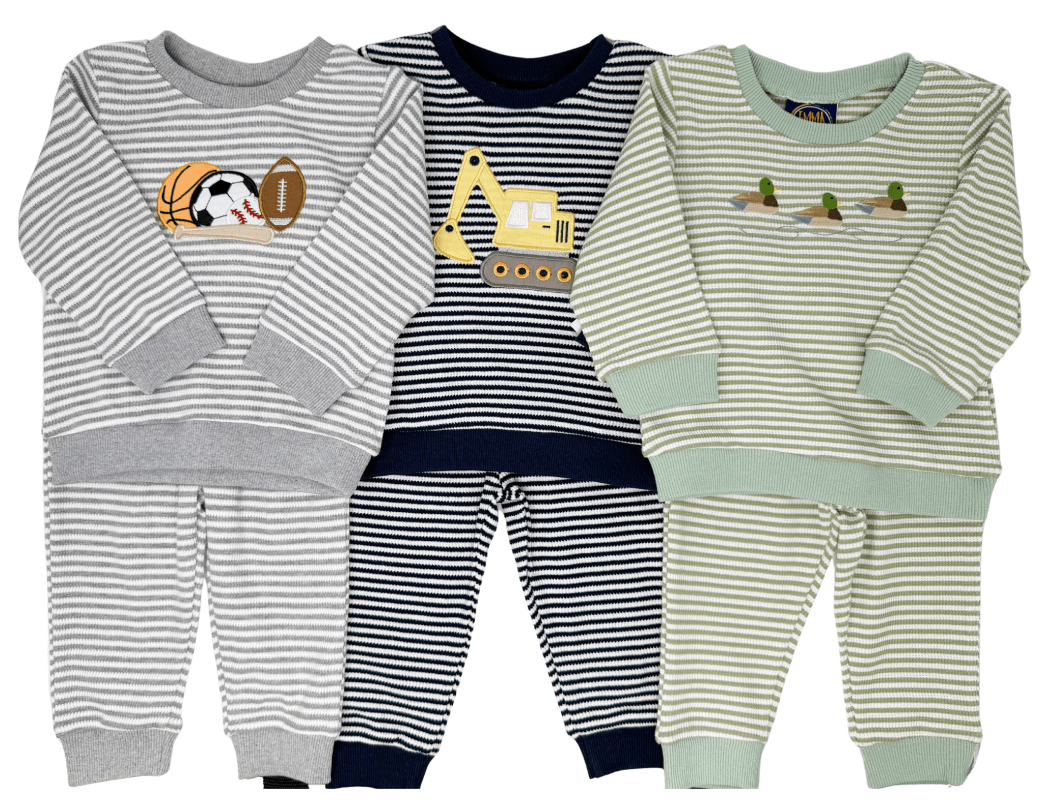 Excavator Applique Jogger Set - Sugar Babies Children's Boutique/Meg's Shoppe