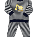 Excavator Applique Jogger Set - Sugar Babies Children's Boutique/Meg's Shoppe