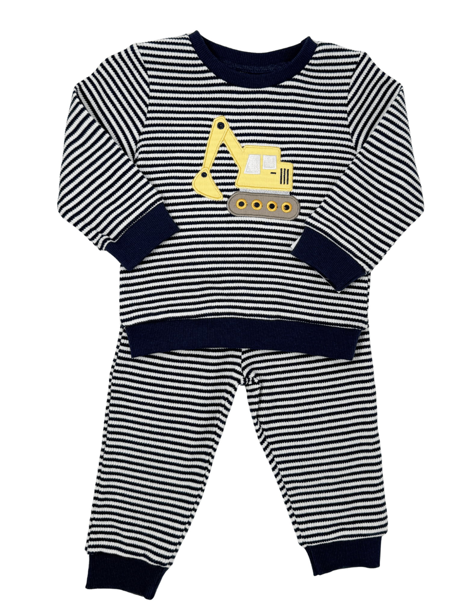 Excavator Applique Jogger Set - Sugar Babies Children's Boutique/Meg's Shoppe