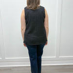 Express Travel Pieced Tunic Tank - Black Tops Habitat