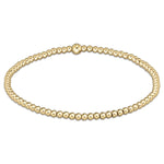 Extend Classic Gold 2.5mm Classic Gold Bead Bracelet Bracelets enewton