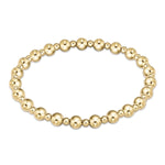 Extends Classic Grateful Pattern 5mm Bead Bracelet- Gold Bracelets enewton