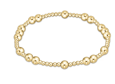Extends - Hope Unwritten 5mm Bead Bracelet - Gold Bracelets enewton
