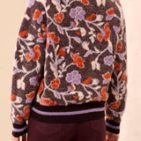 Eyelash Embroidered L/S Mock Neck Sweater - Fudge Sweaters Tribal