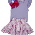 Eyelet Tank - Lilac Girls Tops + Tees Bisby