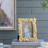 Small Rounded Gold Leaf Frame - 5x7"