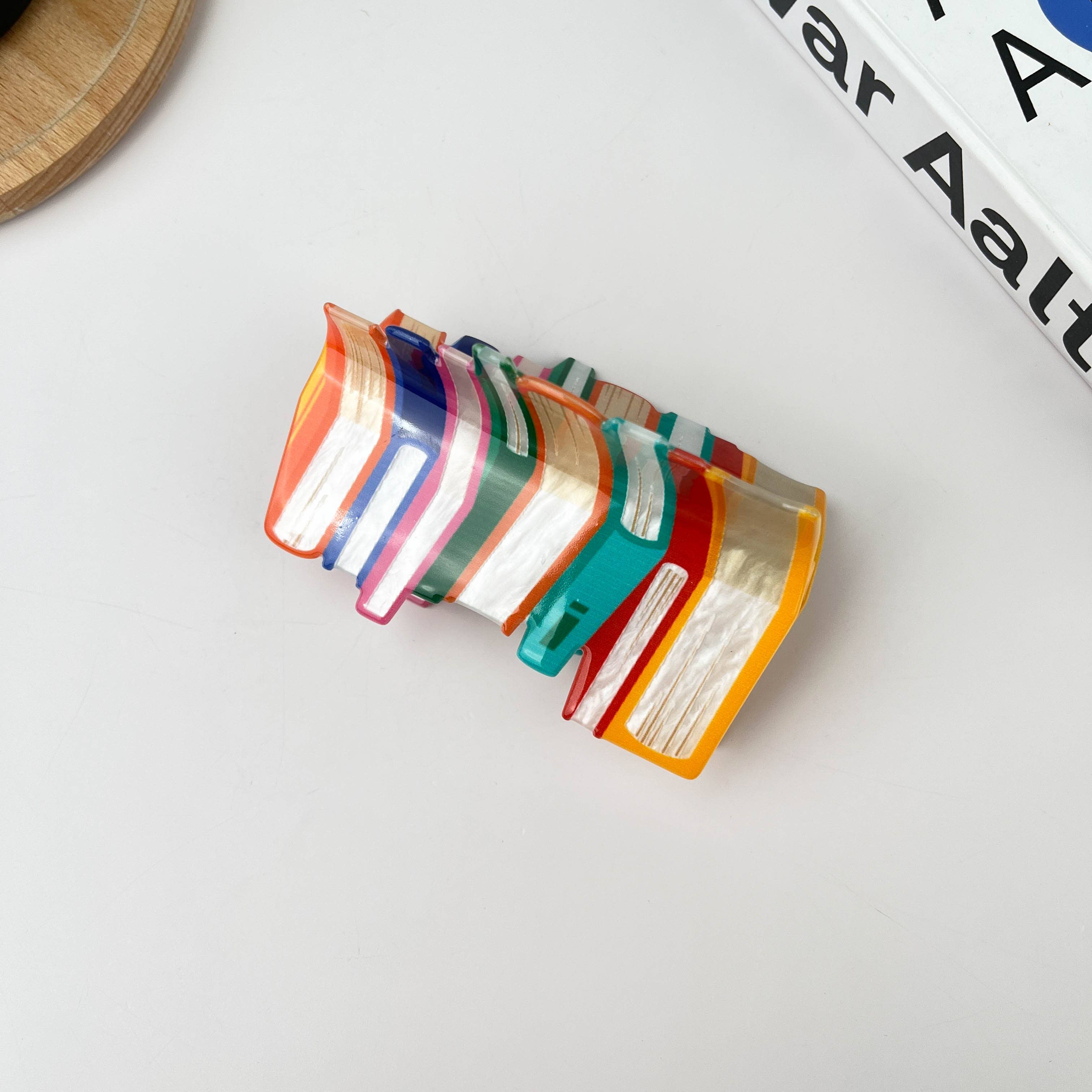 3.7'' Book Hair Clip - B Hair Accessories TheDivaSoap
