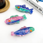 Cute Sardine Hair Claw Clip: Blue Hair Accessories TheDivaSoap