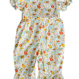 Fall Floral Gabby Romper Girls Bubbles + Rompers Three Sisters