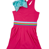 Fandango Pink Pleated Active Dress - Sugar Babies Children's Boutique/Meg's Shoppe