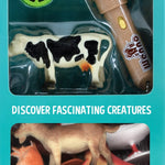 Farm Animals Playset w/ Torch Projector Toys Wenno USA