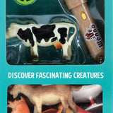 Farm Animals Playset w/ Torch Projector Toys Wenno USA