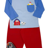 Farm Boys Color Block Knit T-Shirt Boys Shirts + Polos Claire & Charlie