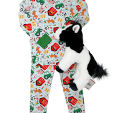 Farm Friends L/S Pant Set Kids Pajamas Twinkling Star
