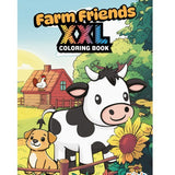 Farm Friends XXL Coloring Book Kids Misc Accessories Nova Toys