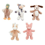 Farm Plush Rattle Pals - Assorted Baby Accessories Mudpie