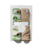 Farm Stripes Burp Cloth Set Baby Accessories Goosies