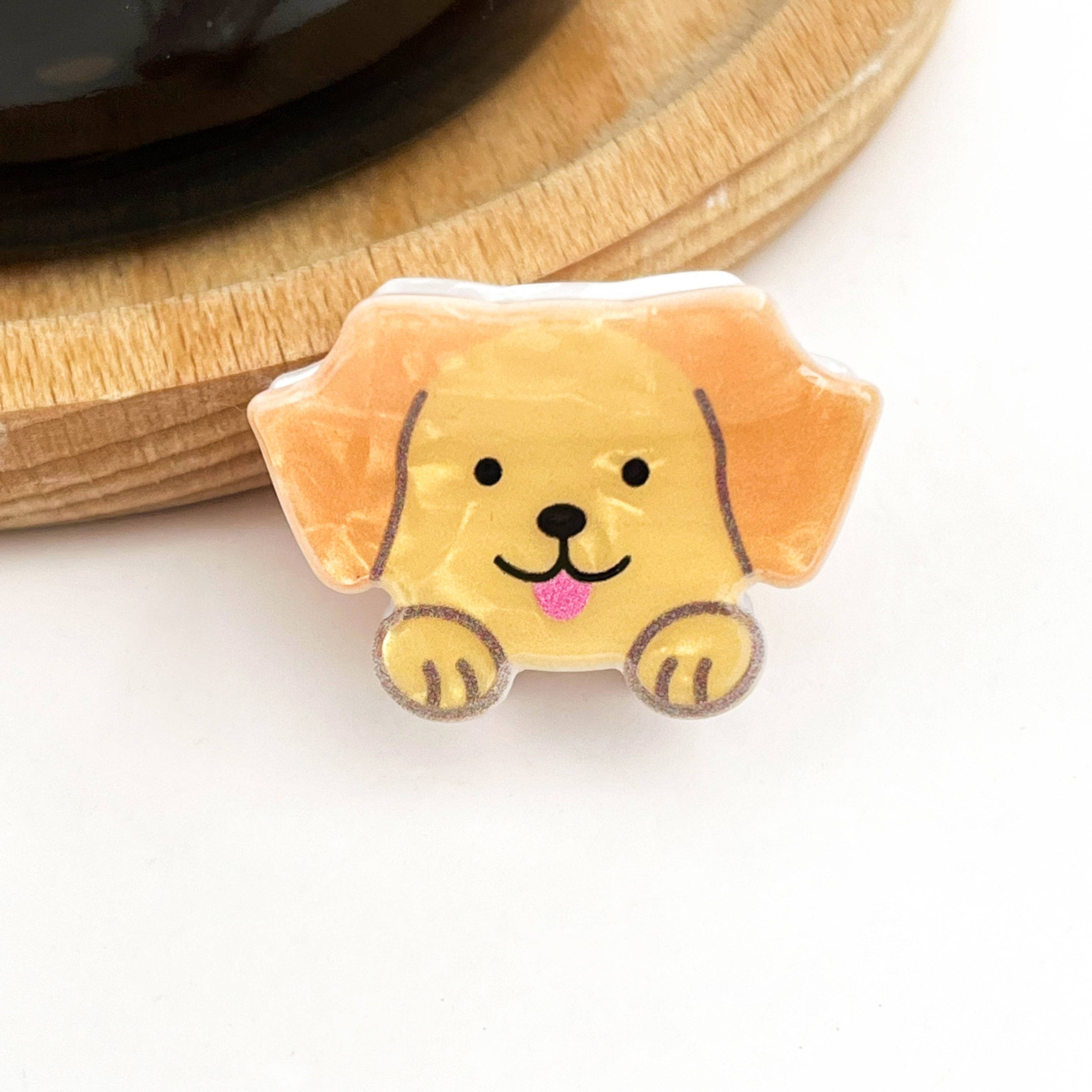 Mini Dog Series Hair Claw Clips - Puppy M Hair Accessories TheDivaSoap
