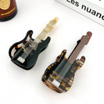 Electric Guitar Claw Clip - Green Hair Accessories TheDivaSoap