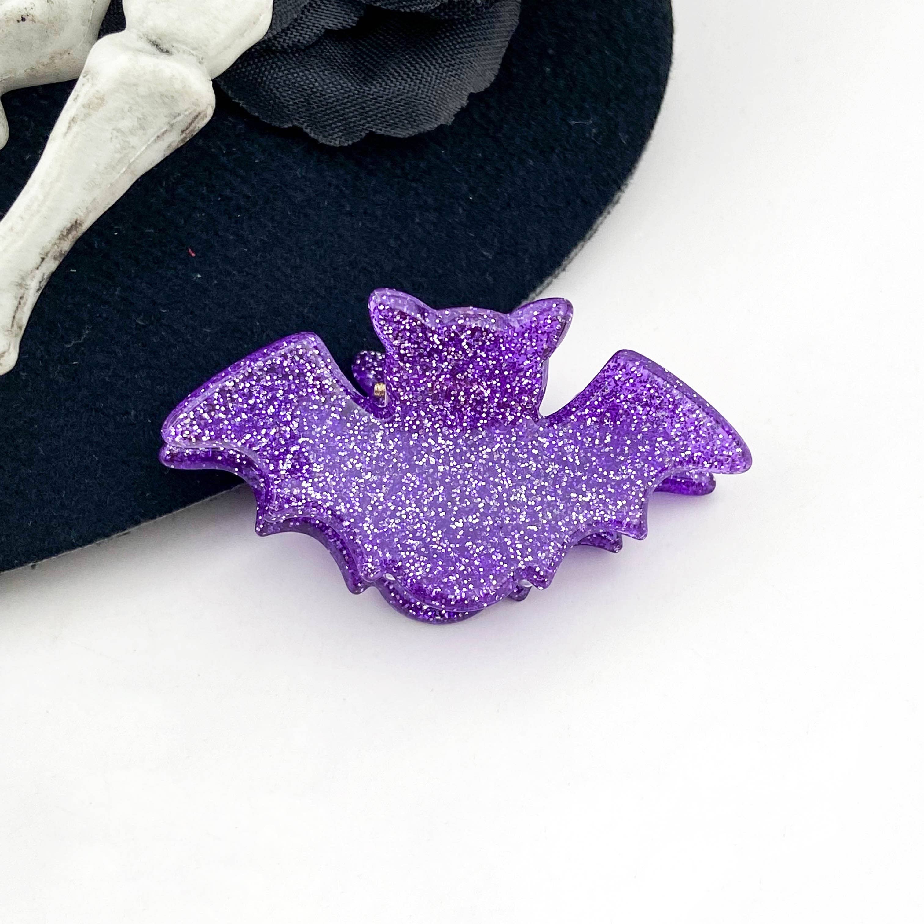Mini Hair Clips - Bat Hair Accessories TheDivaSoap