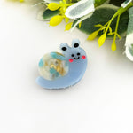 Mini Snail Hair Claw Clip - Pink Hair Accessories TheDivaSoap