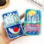 Sardine Can Hair Claw Clip, Creative Fish Tin Hair Clip: C Hair Accessories TheDivaSoap