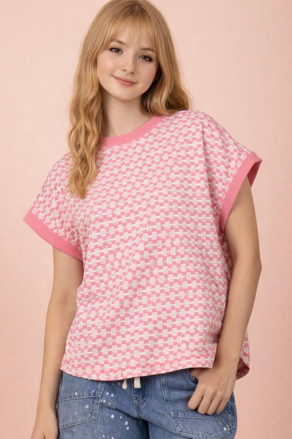 Pink Posy Top Tops VERY J