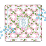 Festive Mahjong Mat Home Decor Boutique Monogram
