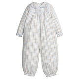 Finn Longall - Winthrop Plaid Boys Bubbles + Rompers Little English