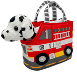 Fire Truck Pet Sak w/ Dalmatian Plush Douglas Toys
