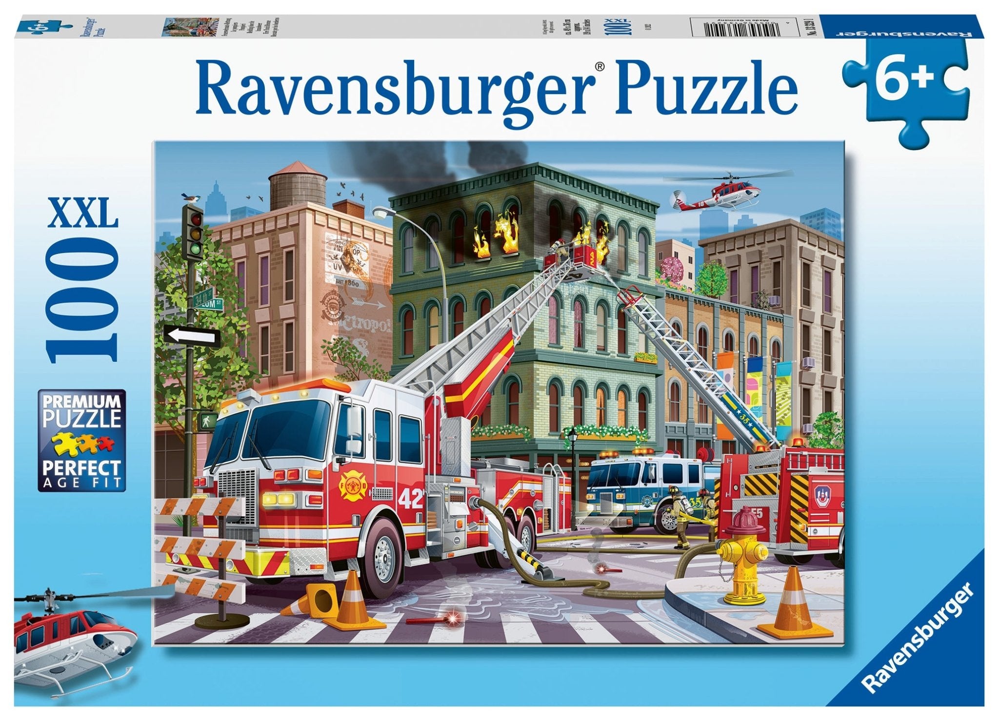 Fire Truck Rescue 100 Piece XXL Puzzle Toys Ravensburger