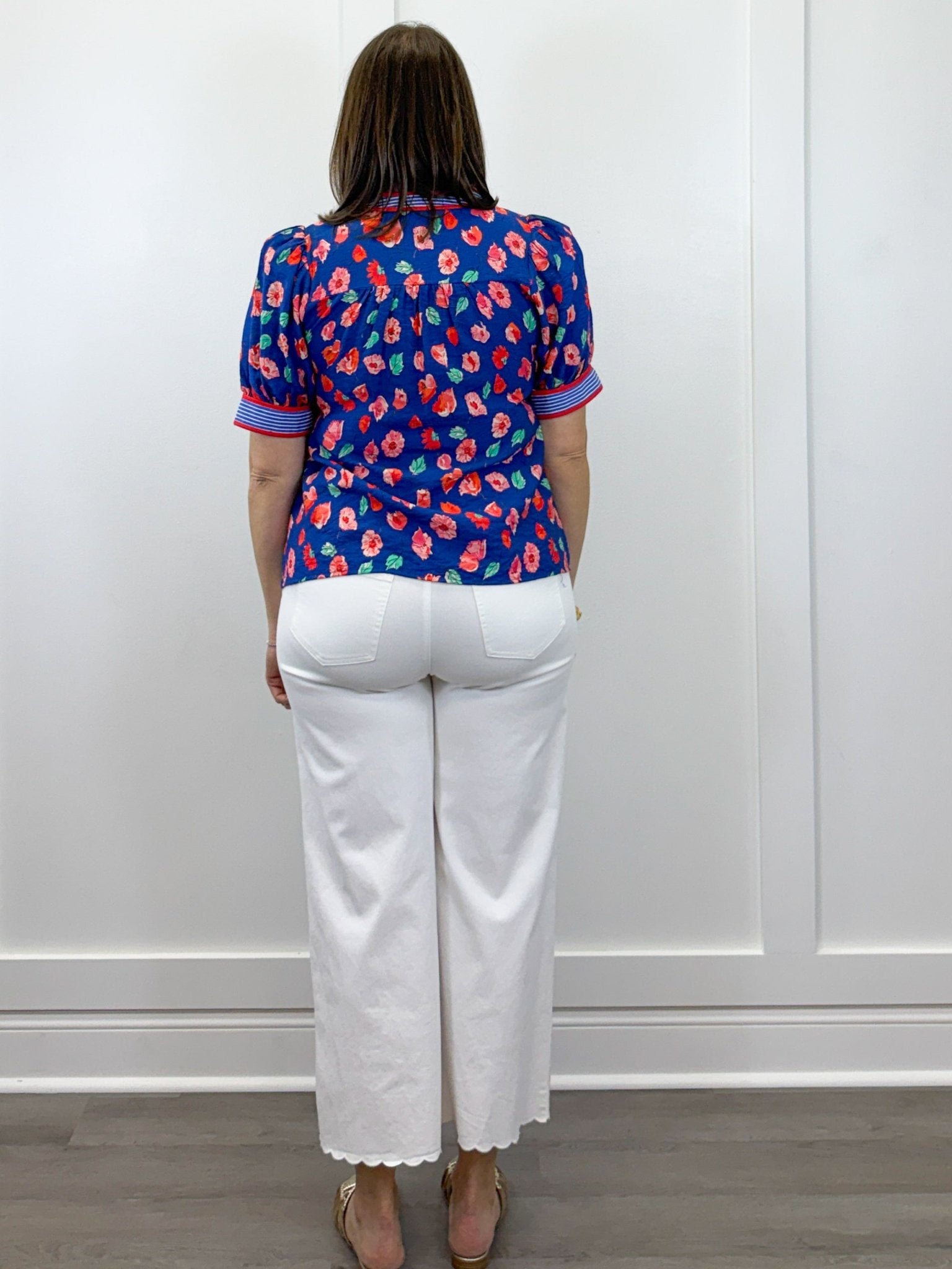 Firecracker Floral Top Tops Entro