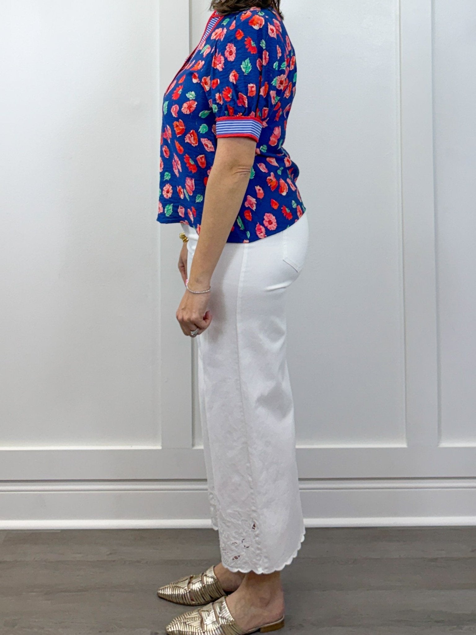 Firecracker Floral Top Tops Entro