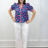 Firecracker Floral Top Tops Entro