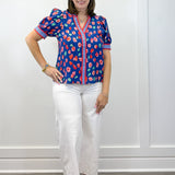 Firecracker Floral Top Tops Entro