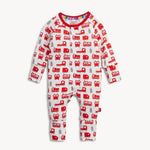 Fired Up Modal Convertible Coverall Baby Sleepwear Magnetic Me