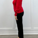 Firelight Sweater - Tomato Red Sweaters &Merci
