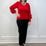 Firelight Sweater - Tomato Red Sweaters &Merci