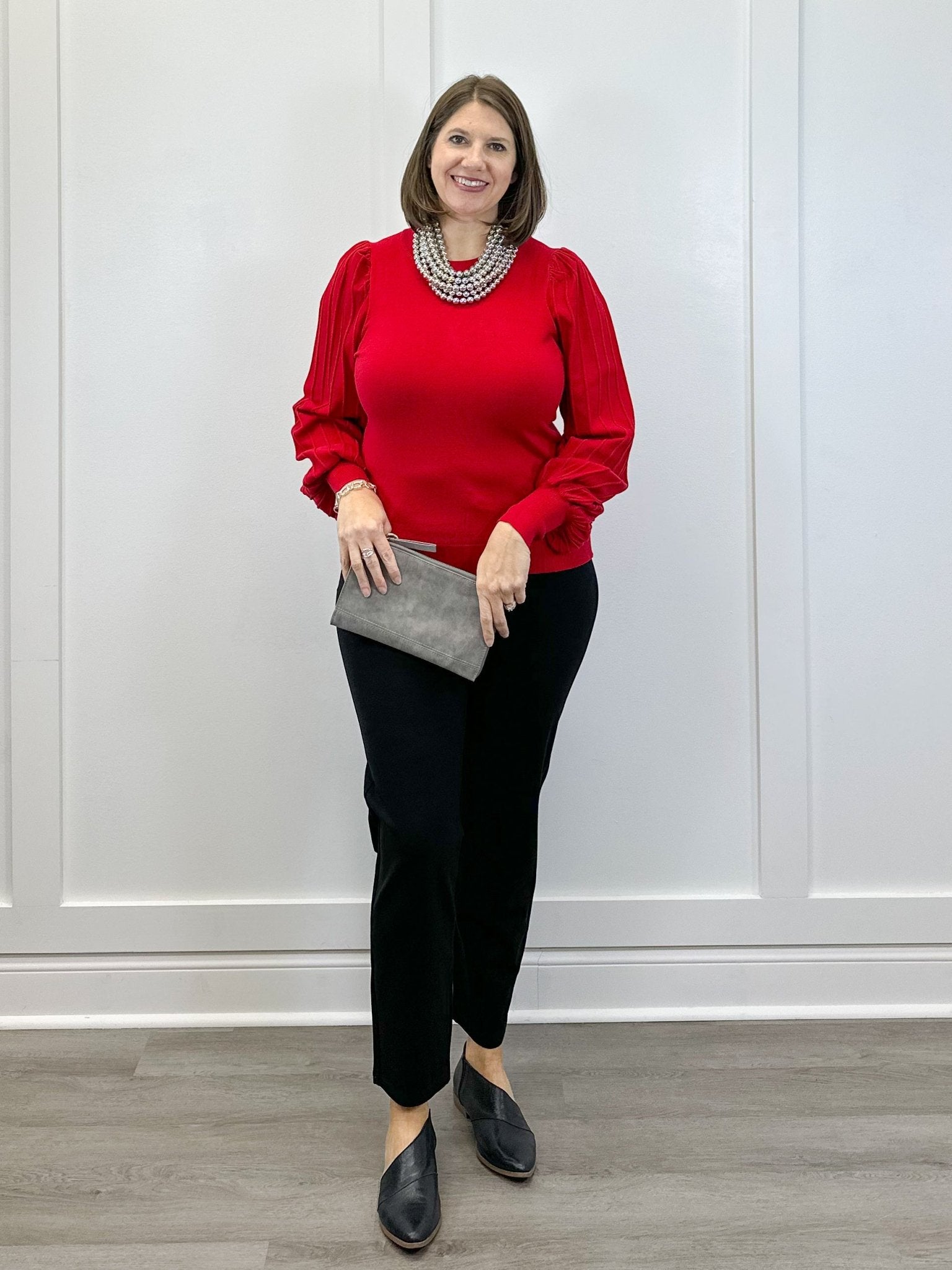 Firelight Sweater - Tomato Red Sweaters &Merci