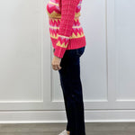Fireside Fair Isle Sweater - French Pink Sweaters &Merci