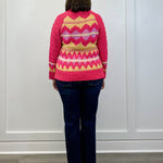 Fireside Fair Isle Sweater - French Pink Sweaters &Merci