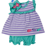Fishy Fishy Bloomer Set Girls Sets Trotter Street Kids