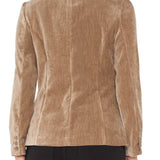 Fitted Blazer - Khaki Outerwear Liverpool