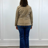 Fitted Blazer - Khaki Outerwear Liverpool
